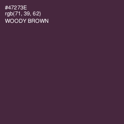 #47273E - Woody Brown Color Image